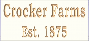 Crocker Farm sign